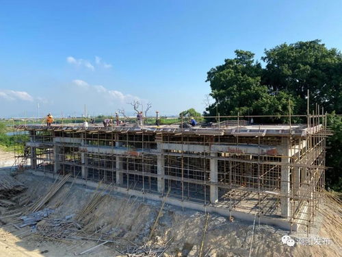 雙節奮戰施工一線，河溪污水處理廠廠區建設完成過半